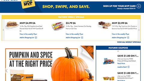 Food Lion 'Pumpkin and Spice' Carousel Ad