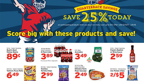 Hannaford 'Score Big' Feature