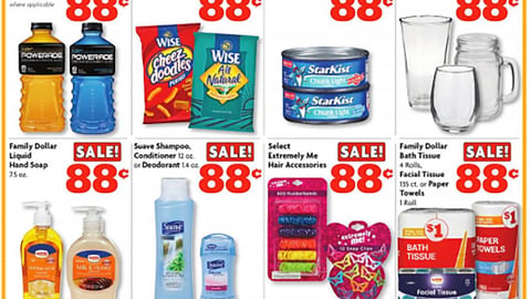 Family Dollar 'Red Tag Clearance Event' Feature