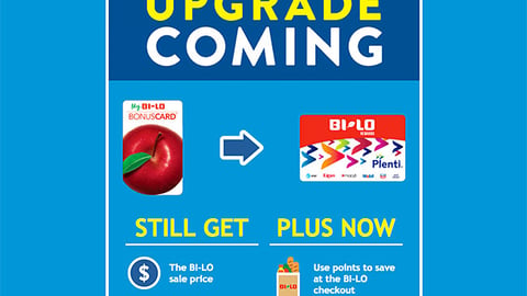Winn-Dixie 'Rewards Upgrade Coming' Email