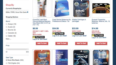 Rite Aid 'Done Rite' E-Commerce Shop