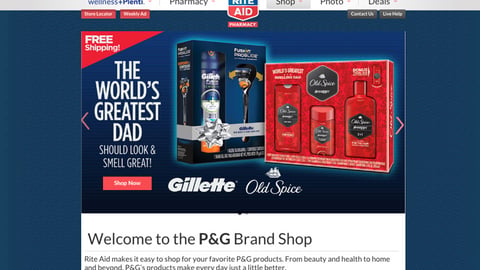Rite Aid P&G E-Commerce Shop