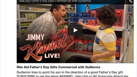 Rite Aid P&G 'Jimmy Kimmel Live' Tweet