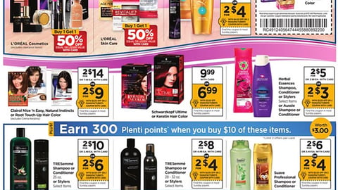 Rite Aid Unilever '300 Plenti Points' Feature