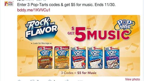 Pop-Tarts Dollar General 'Rock the Flavor' Tweet