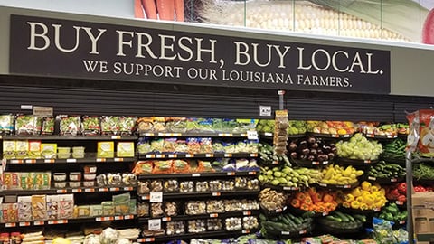 Rouses 'Buy Fresh, Buy Local' In-Line Header