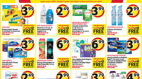 Southeastern Grocers P&G 'Buy 2 Get 1 Free' Features