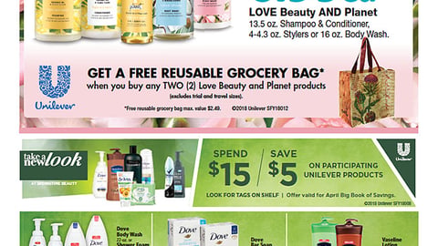 Safeway Unilever 'Take a New Look' Feature