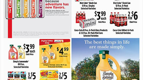 Safeway Diet Coke 'New Flavors' Feature