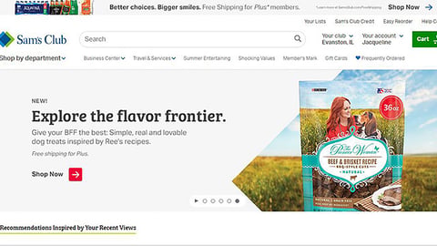 Sam's Club The Pioneer Woman Carousel Ad