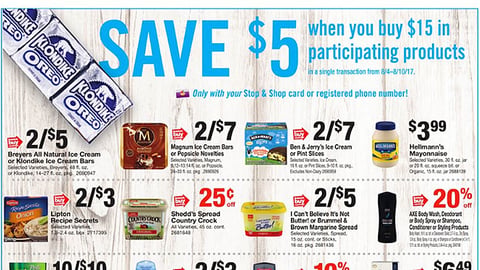 Ahold Delhaize Unilever 'Save $5' Feature