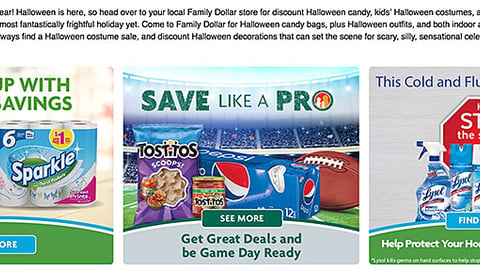 Family Dollar 'Save Like a Pro' Display Ad