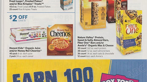 Sam's Club General Mills 'Bonus Box Tops' Mailer Ad