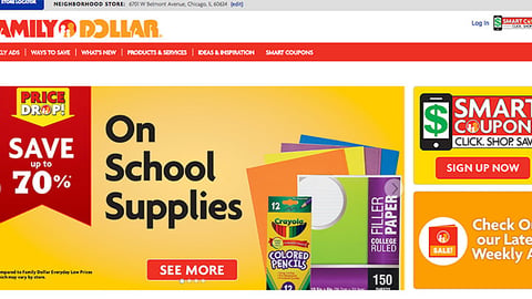 Family Dollar 'Price Drop' Carousel Ad
