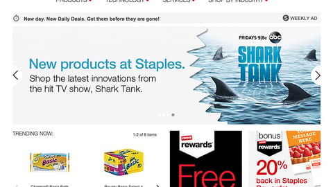 Staples ABC 'Shark Tank' Carousel Ad
