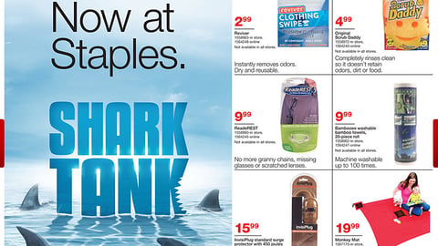 Staples ABC 'Shark Tank' Circular Feature 
