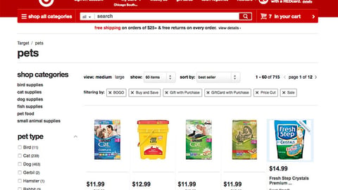 Rachqel Ray Nutrish Dish 'New at Target' Banner Ad
