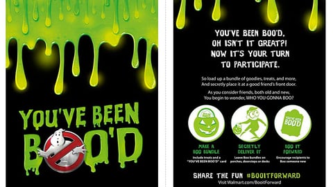 Walmart 'Boo It Forward' Printable Card