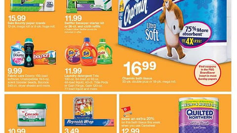 Target P&G brandSaver Features