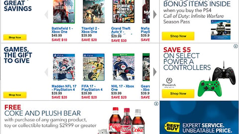 Best Buy Coca-Cola Bear Incentive Feature