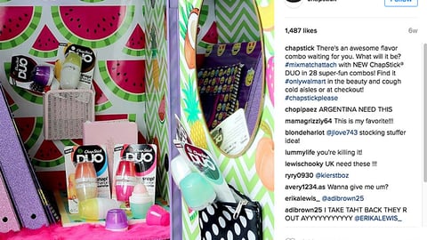 ChapStick Duo Instagram Update