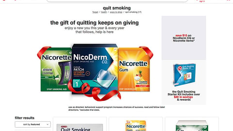 Target GSK 'Quit Smoking' Showcase