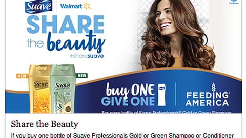 Feeding America 'Share the Beauty' Facebook Update