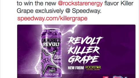 Speedway Rockstar Revolt 'Killer Grape' Twitter Update