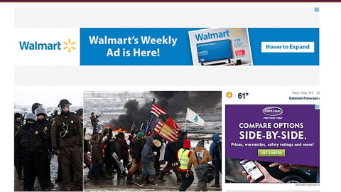 Walmart FoxNews.com Expandable Ad