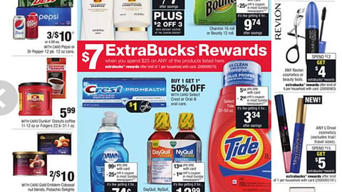 CVS P&G ExtraBucks Features