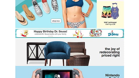 Target Dr. Seuss Display Ad
