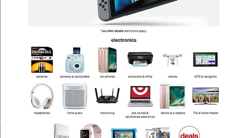Target Nintendo Switch Leaderboard Ad