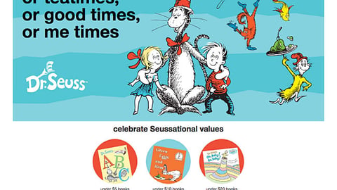 Target Dr. Seuss Landing Page
