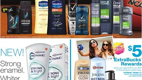 CVS Unilever ExtraBucks Feature