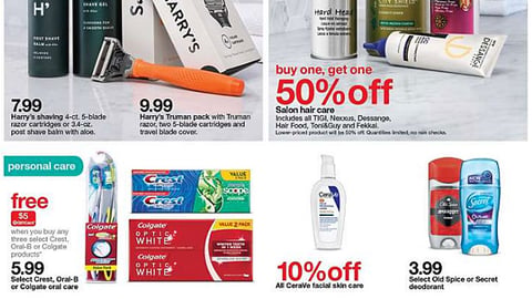 Target Hair Care Incentive Feature