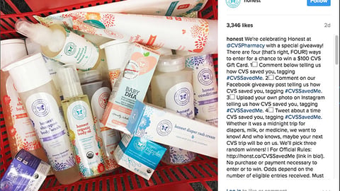 Honest Co. #CVSSavedMe Instagram Update