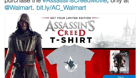 'Assassin's Creed' Walmart Twitter Update