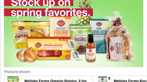 BJ's Wellsley Farms 'Spring Favorites' Facebook Update