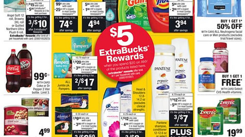 CVS P&G ExtraBucks Feature