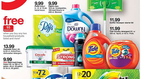 Target P&G 'brandSaver' Features