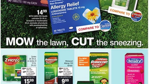 CVS 'Cut The Sneezing' Feature