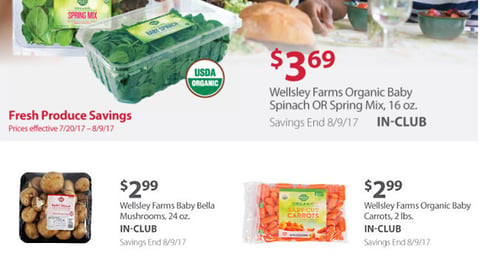 BJ's 'Dinner is Better with Wellsley Farms' Email