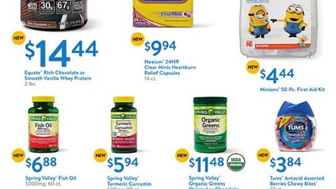 Walmart 'Back to School Immunizations' Circular Feature