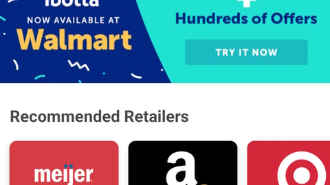 'Pay with Ibotta' Walmart Ads