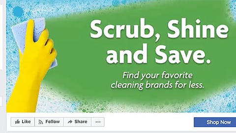 Family Dollar 'Scrub, Shine and Save' Facebook Cover