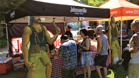 Johnsonville Seafair Festival Booth