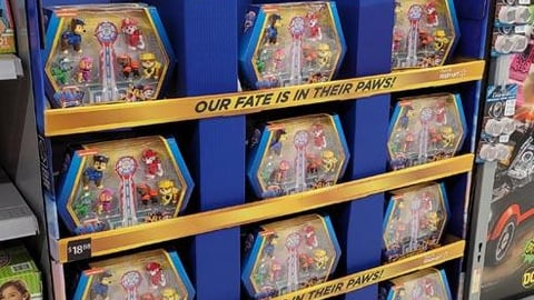 Paw Patrol Walmart 'Ultimate Headquarters' In-Line Pallet Display