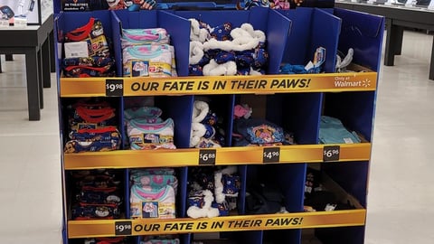 PAW Patrol Walmart 'Ultimate Headquarters' Pallet Display