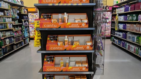 Cantu 'Proud Sponsor' Endcap Shelf Trays