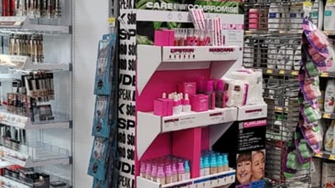 UOMA by Sharon C. Walmart 'Care Don't Compromise' Endcap